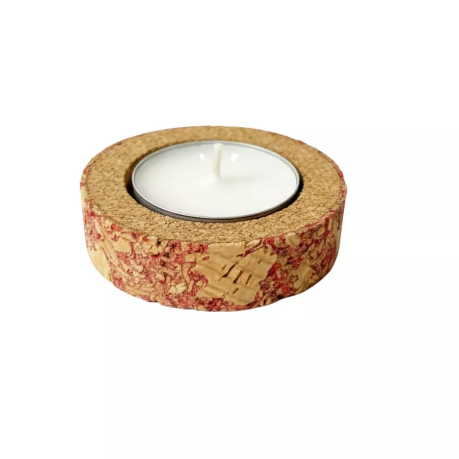 StacPro Natural Cork Tea Lights Holders | Eco-Friendly, Sustainable Home & Office Accessory