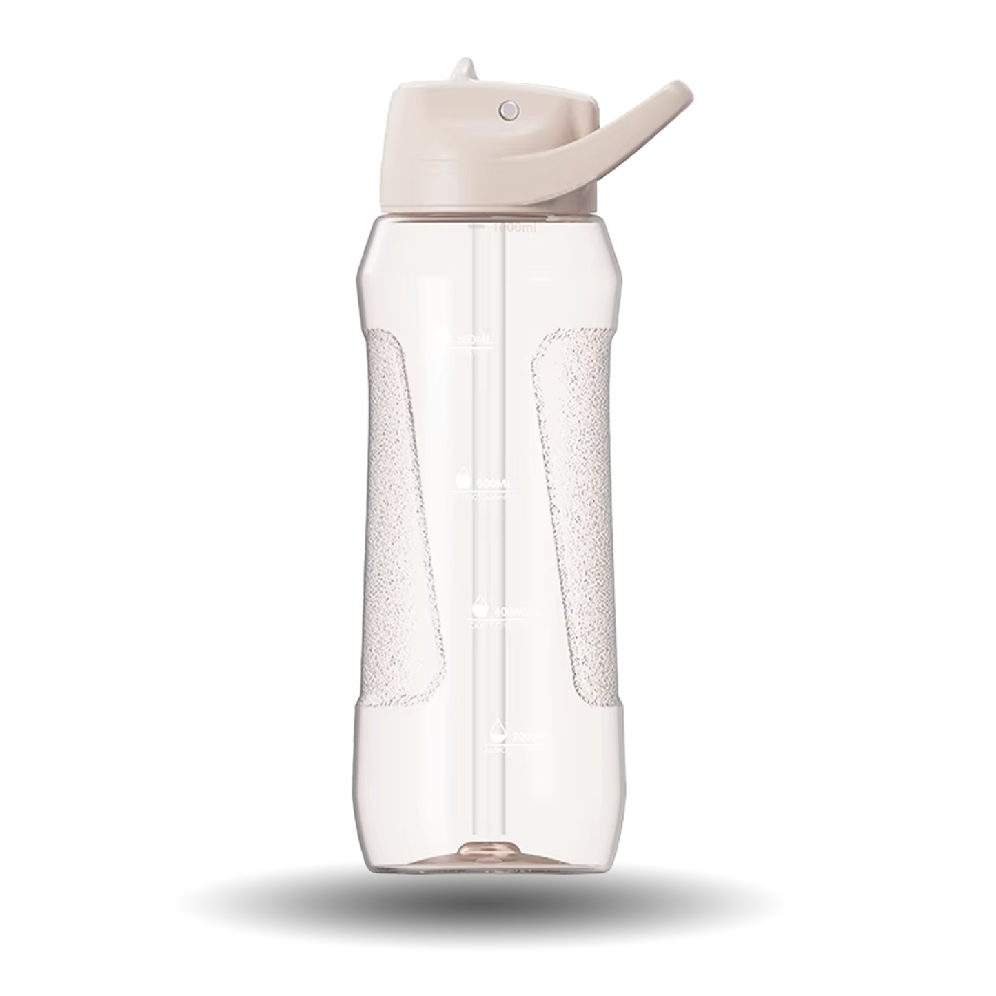 SLIDER Sport Grip School/Office Water Bottle- Peach, 750 ml