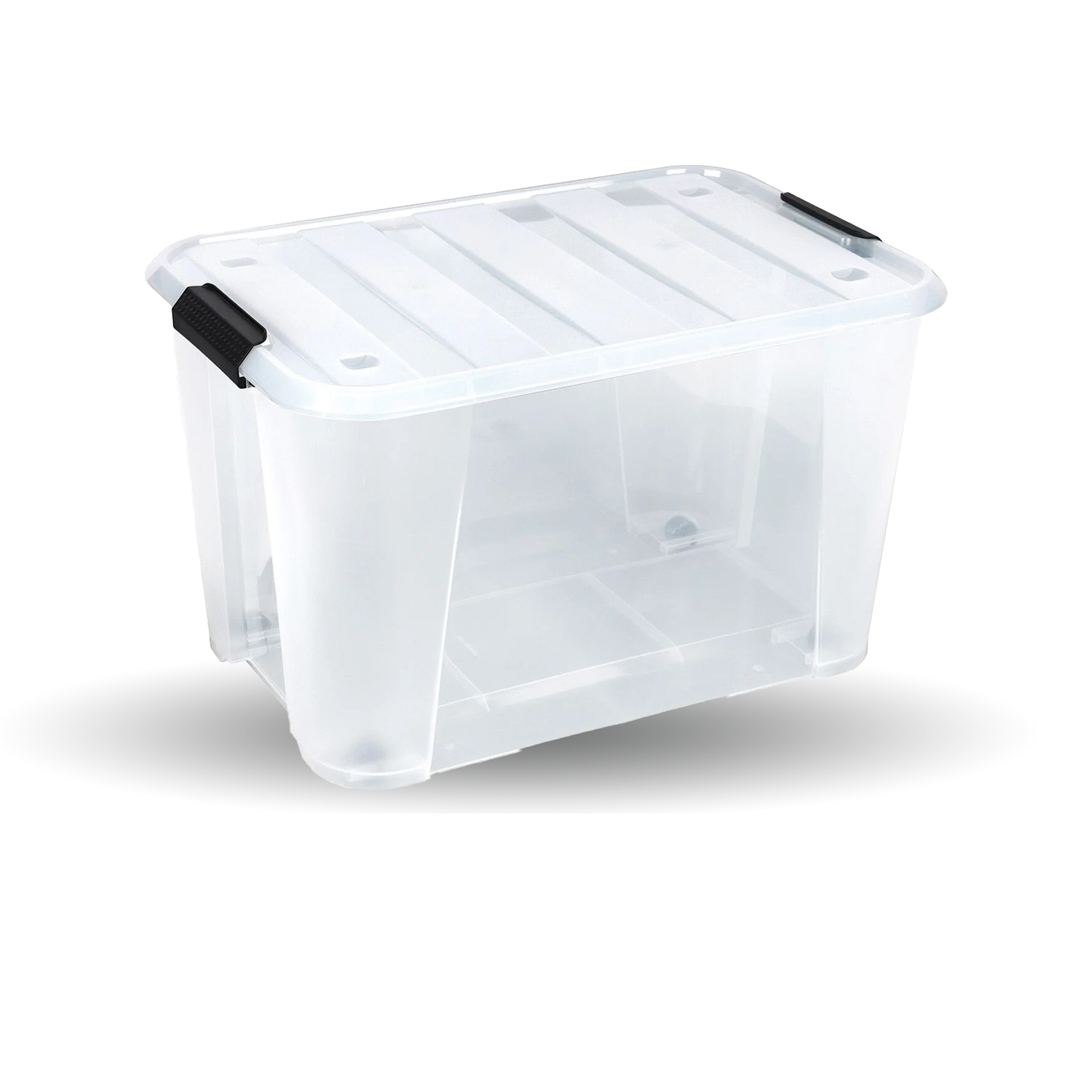Rolling Storage Box with Lid and Wheels- Medium, 32 LITRE