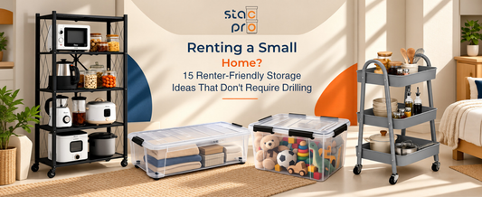 Renting a Home? 15 Renter-Friendly Storage Ideas That Don't Require Drilling