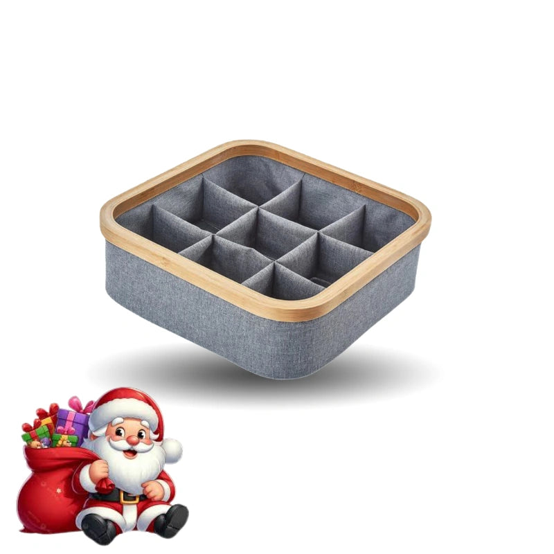 Foldable Wardrobe Organizer - 9-Compartment