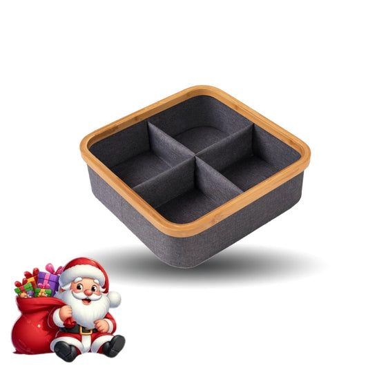 Foldable Wardrobe Organizer - 4-Compartment