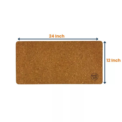 StacPro Natural Cork Laptop Mat | Eco-Friendly, Heat-Resistant, Sustainable Home & Office Accessory