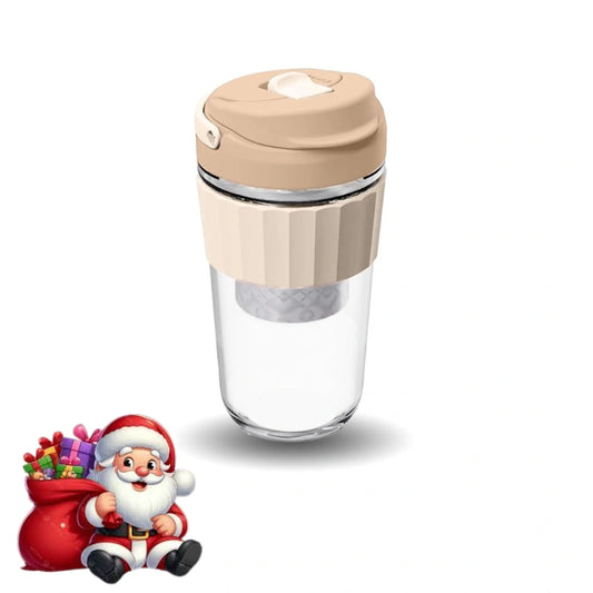 SUPERB Coffee Tumbler with Stainer - 530 ml, Milk Chocolate