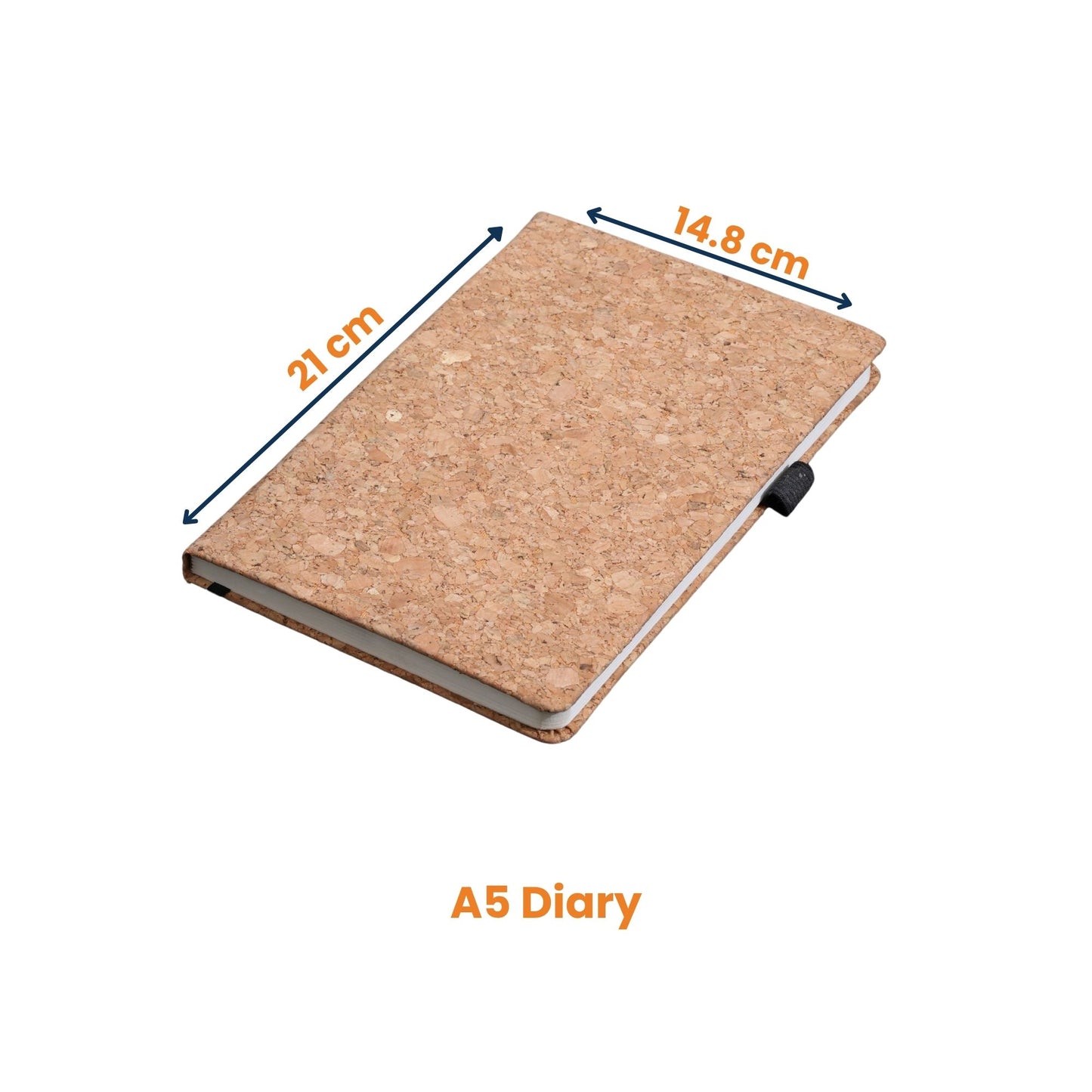 Cork Fabric Diary - A5