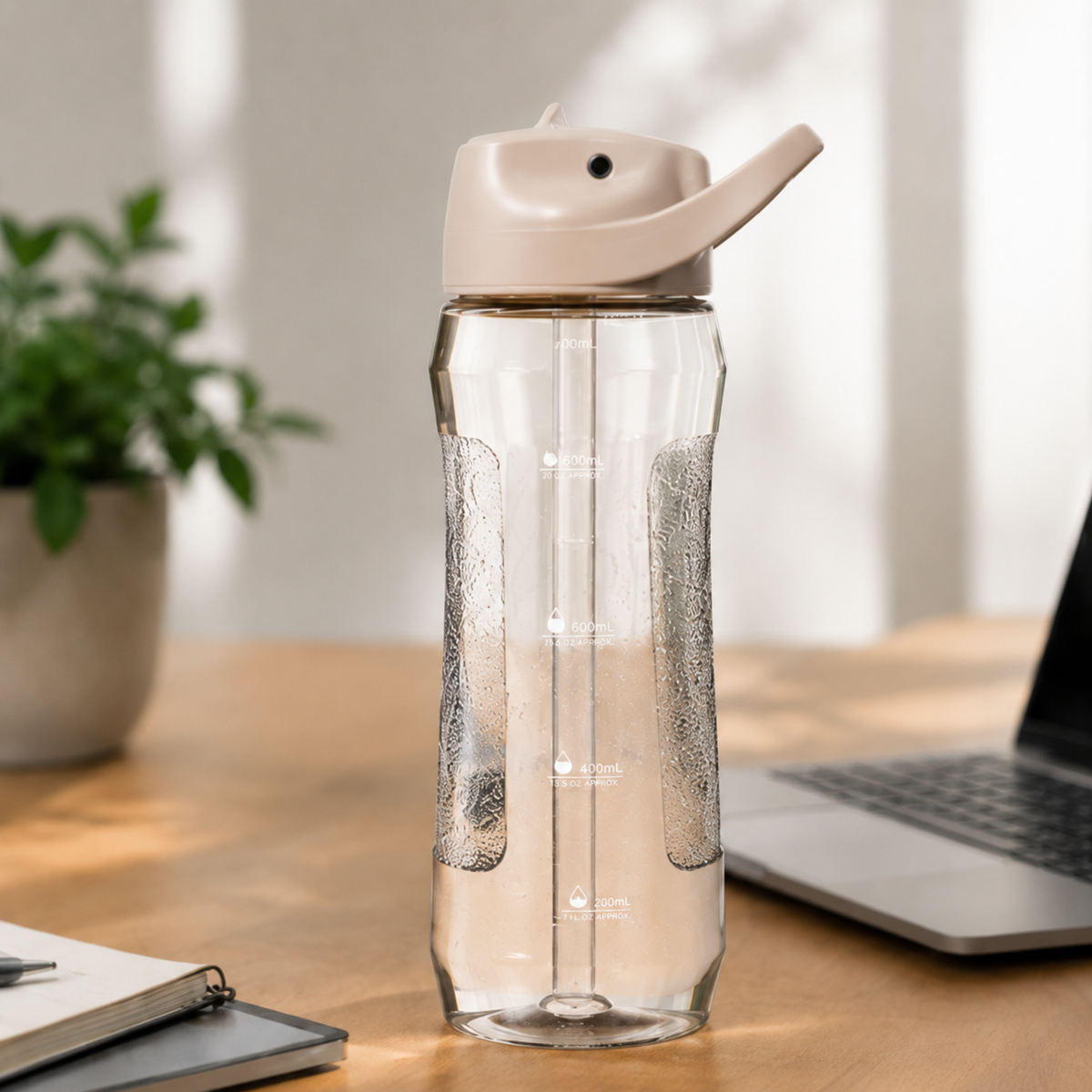 StacPro Tritan Water Bottle — 750ml | BPA-Free, Leakproof | Sports & Office Hydration Bottle