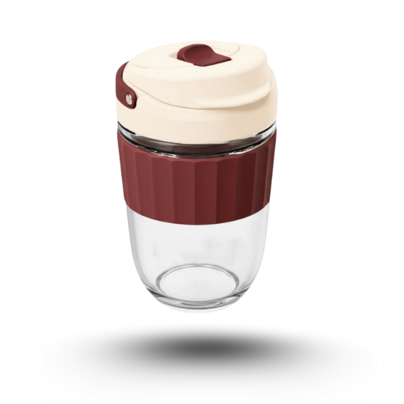 Coffee Tumbler with Strainer / Travel Coffee Mug with Strainer