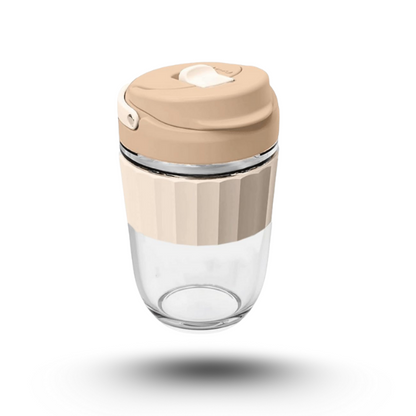 Coffee Tumbler with Strainer / Travel Coffee Mug with Strainer