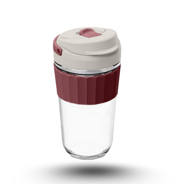 Coffee Tumbler with Strainer / Travel Coffee Mug with Strainer