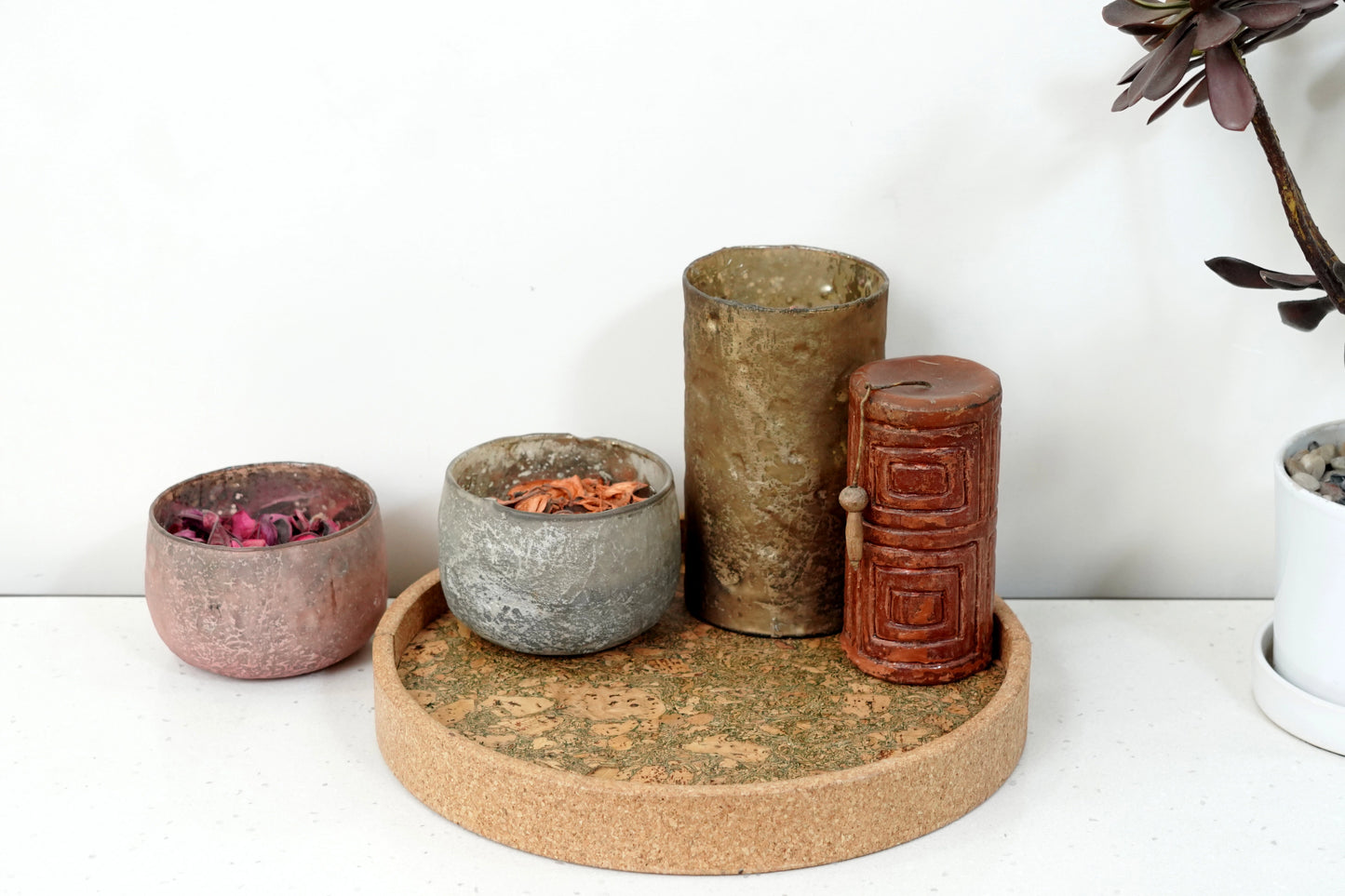 Cork Circular Serving Tray