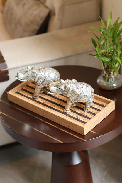 Cork Rectangular Serving Tray