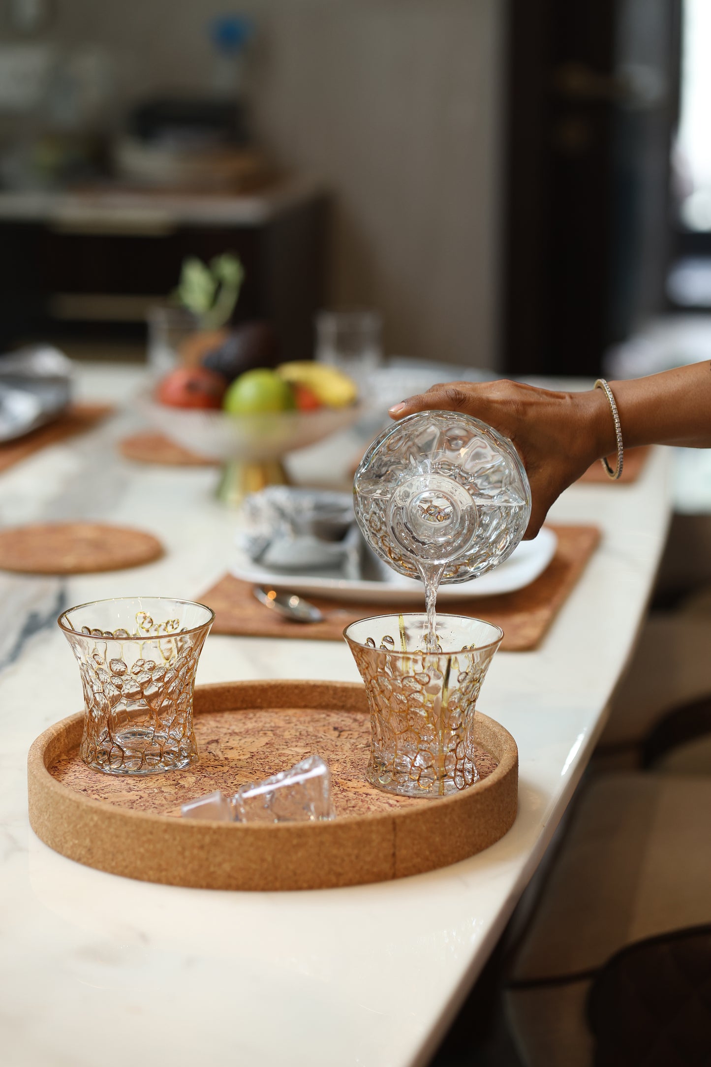 Cork Circular Serving Tray