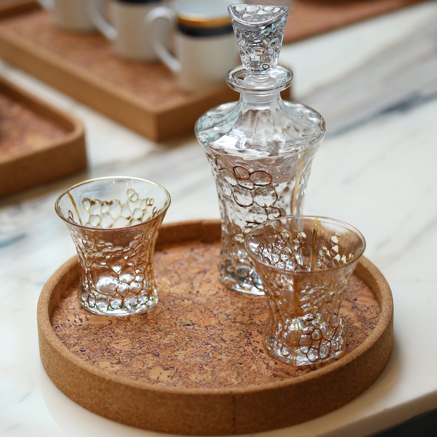 Cork Circular Serving Tray