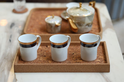 Cork Rectangular Serving Tray