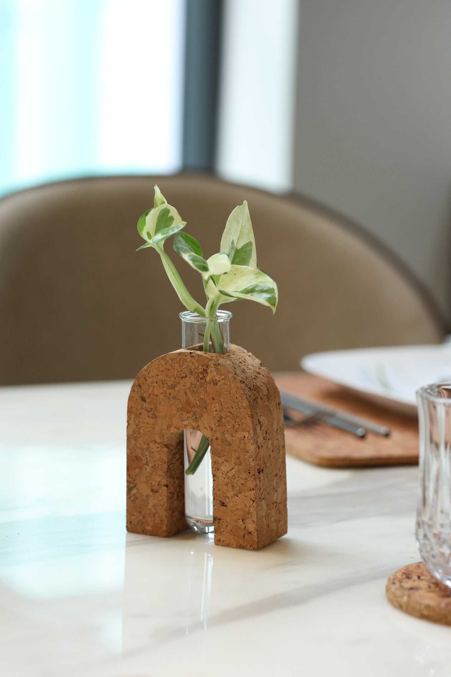 Cork Test Tube Planter