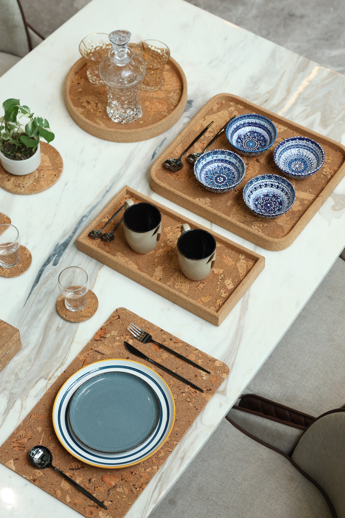 Cork Rectangular Table Mats