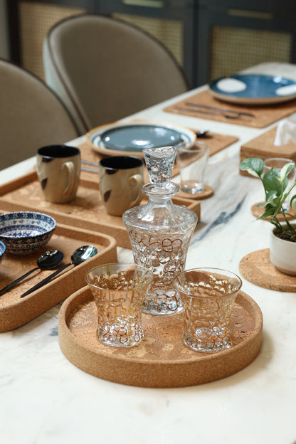 Cork Circular Serving Tray