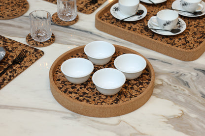 Cork Circular Serving Tray