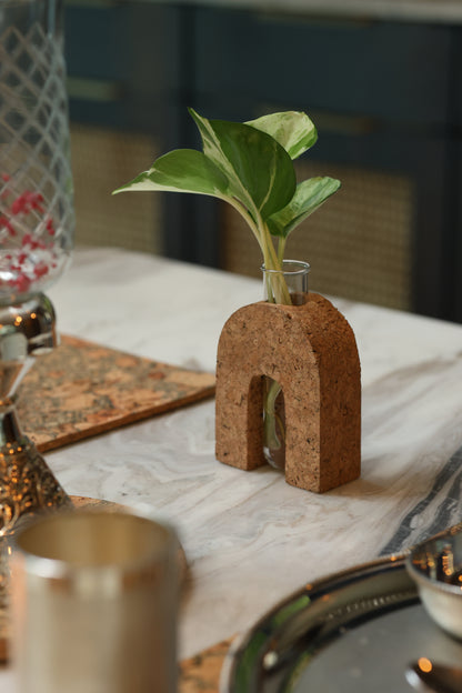 Cork Test Tube Planter