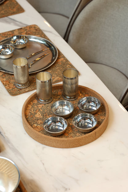 Cork Circular Serving Tray