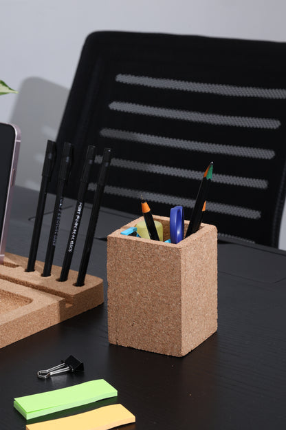 Cork Fine Grain Pen Holder