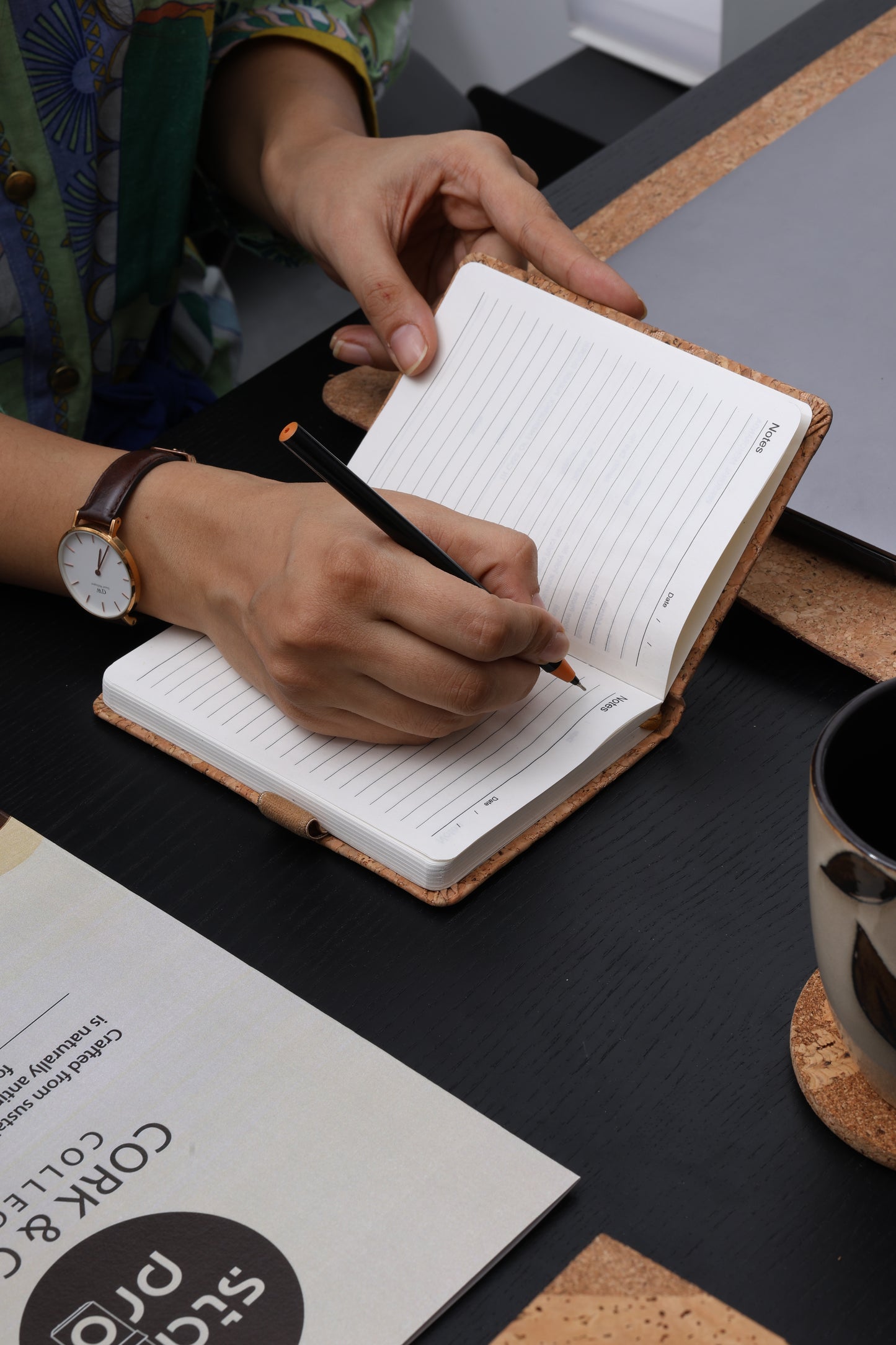 Cork Fabric Diary - A6