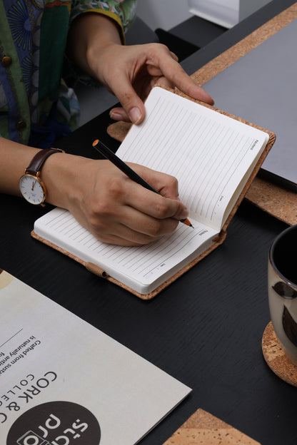 Cork Fabric Diary - A6