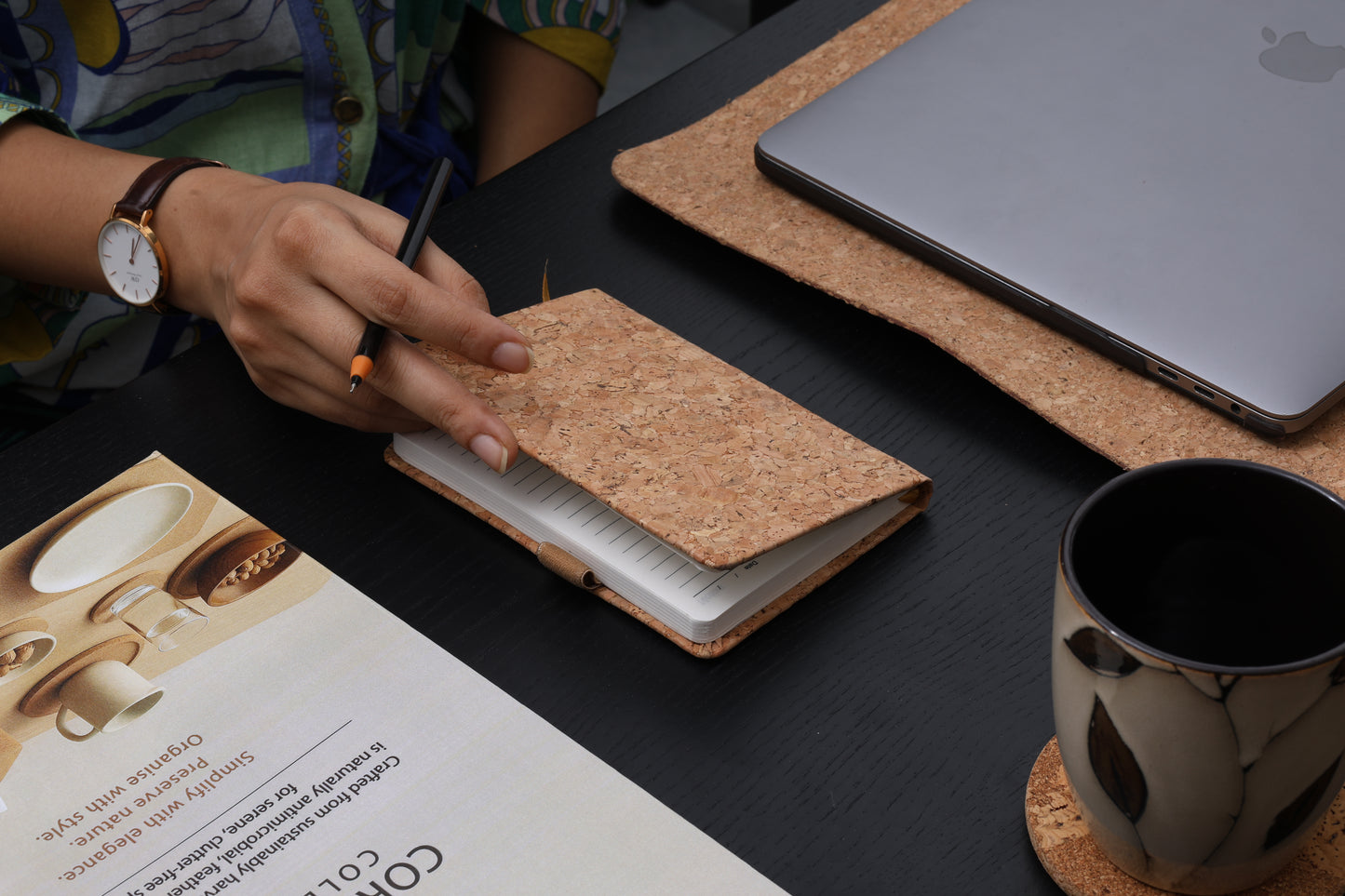 Cork Fabric Diary - A6