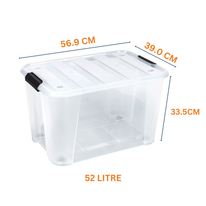 Large Storage Box with Wheels / Large Organiser Boxes