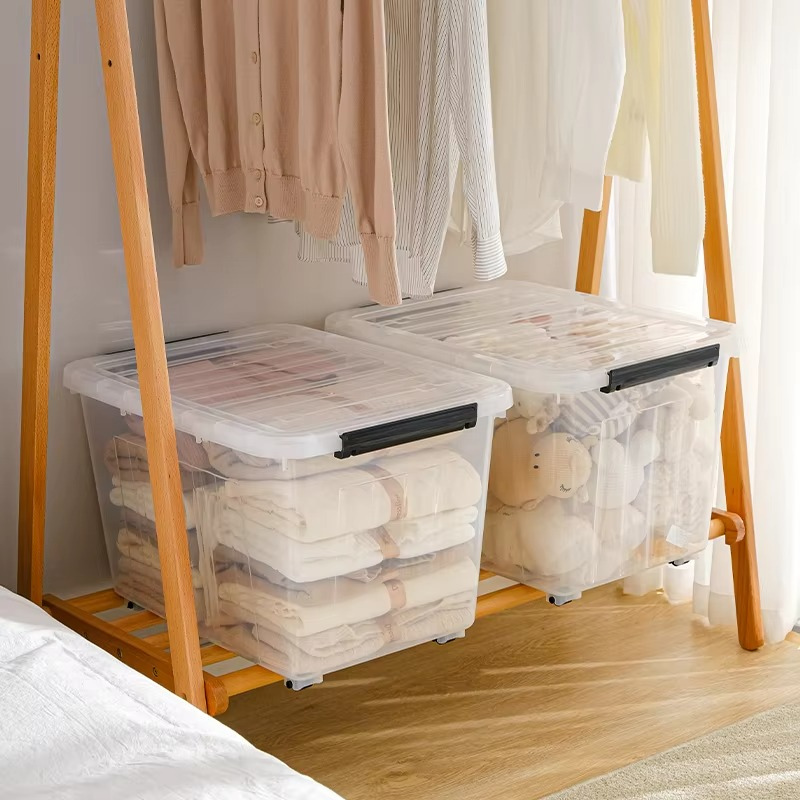 Large Storage Box with Wheels / Large Organiser Boxes