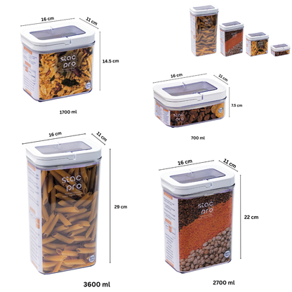 Airtight Kitchen Containers with lock - Fliplok Food Containers