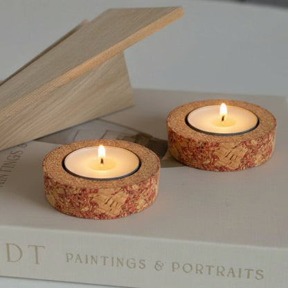 Cork Tea Lights Holders