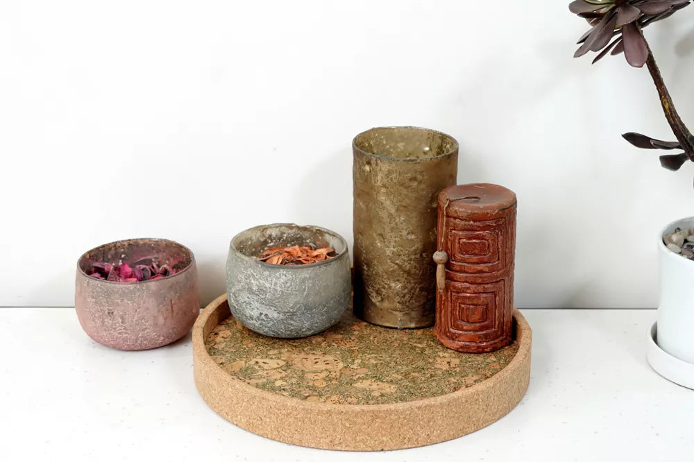 Cork Circular Serving Tray