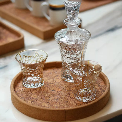 Cork Circular Serving Tray