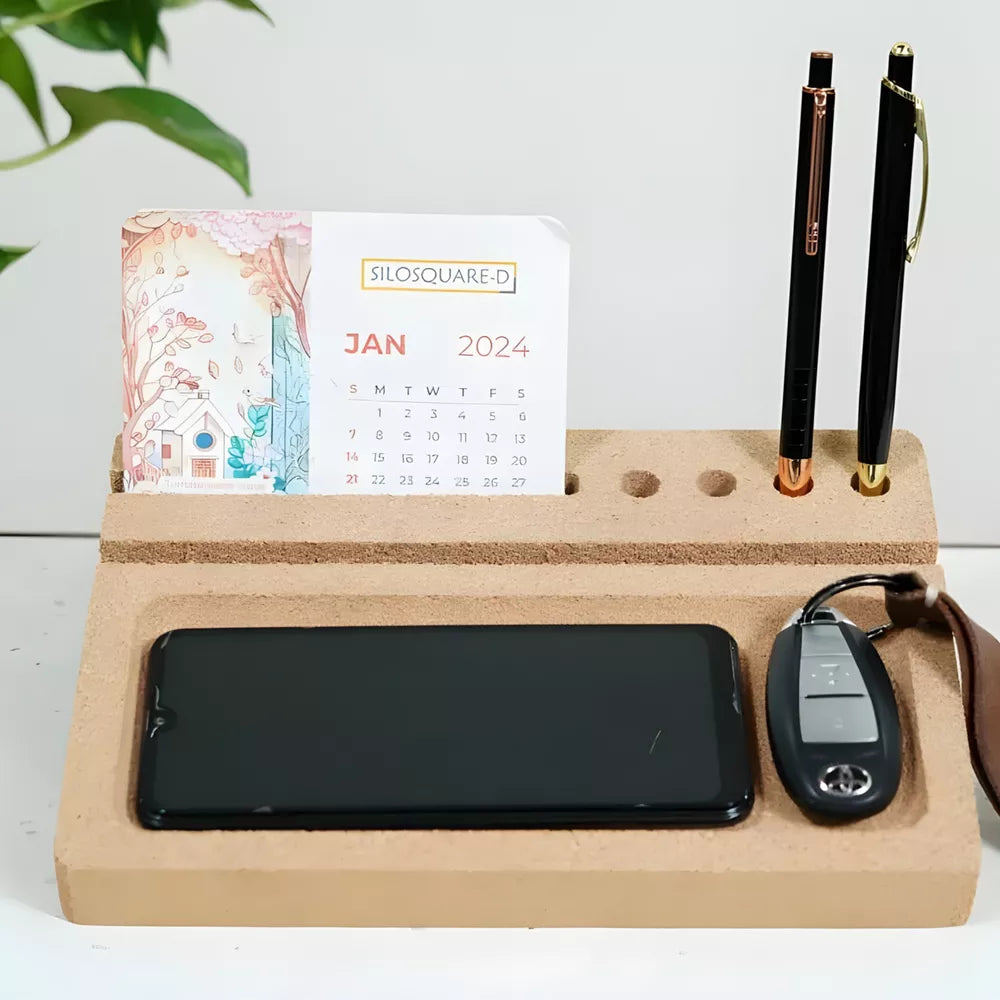 Cork Desk Organiser includng Pen Holder
