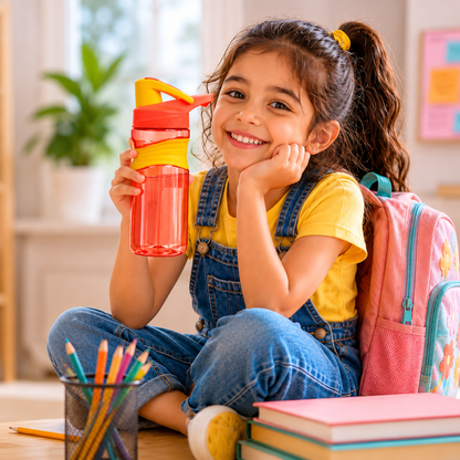StacPro Tritan Water Bottle — 450ml | BPA-Free, Leakproof | Sports & School Hydration Bottle