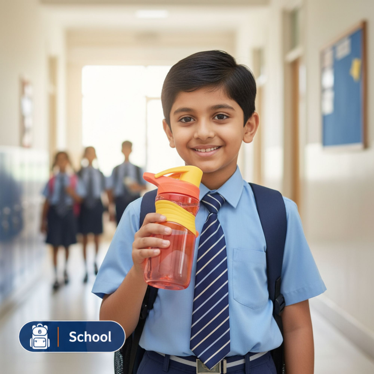 StacPro Tritan Water Bottle — 450ml | BPA-Free, Leakproof | Sports & School Hydration Bottle